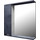 Зеркало-шкаф Loranto Florena 70 см CS00090036, темный бетон - Зеркало-шкаф Loranto Florena 70 см CS00090036, темный бетон фото