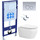 Унитаз с инсталляцией Aquatek Set Лея-019 4в1 - Унитаз с инсталляцией Aquatek Set Лея-019 4в1 фото