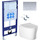 Унитаз с инсталляцией Aquatek Set Ника-014 4в1 - Унитаз с инсталляцией Aquatek Set Ника-014 4в1 фото