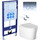 Унитаз с инсталляцией Aquatek Set Ника-018 4в1 - Унитаз с инсталляцией Aquatek Set Ника-018 4в1 фото