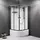 Душевая кабина Am.Pm X-Joy 90x90 см W94C-401A-090BT, чёрный матовый/прозрачное - Душевая кабина Am.Pm X-Joy 90x90 см W94C-401A-090BT, чёрный матовый/прозрачное фото