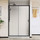 Душевая дверь Vincea City 130 см VDS-5CT130CLB, чёрный/прозрачное - Душевая дверь Vincea City 130 см VDS-5CT130CLB, чёрный/прозрачное фото