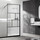 Душевая перегородка Vincea Walk in HC Art 80 см VSW-1HC800CFB (стекло 8 мм) с кронштейном в комплекте, чёрный матовый/прозрачное/матовое - Душевая перегородка Vincea Walk in HC Art 80 см VSW-1HC800CFB (стекло 8 мм) с кронштейном в комплекте, чёрный матовый/прозрачное/матовое фото