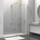 Душевая перегородка Vincea Walk in HS 100 см VSW-1HS100CLG (стекло 8 мм) с кронштейном в комплекте, брашированное золото/прозрачное - Душевая перегородка Vincea Walk in HS 100 см VSW-1HS100CLG (стекло 8 мм) с кронштейном в комплекте, брашированное золото/прозрачное фото