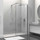 Душевая перегородка Vincea Walk in HS 100 см VSW-1HS100CLGM (стекло 8 мм) с кронштейном в комплекте, вороненая сталь/прозрачное - Душевая перегородка Vincea Walk in HS 100 см VSW-1HS100CLGM (стекло 8 мм) с кронштейном в комплекте, вороненая сталь/прозрачное фото
