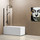 Шторка для ванны Vincea VSB 80 см VSB-11800CLB, чёрный/прозрачное - Шторка для ванны Vincea VSB 80 см VSB-11800CLB, чёрный/прозрачное фото