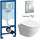 Инсталляция с подвесным унитазом комплект: Grohe Rapid SL 38772001 с подвесным безободковым унитазом BelBagno Uno-Tor BB5177CH-TOR/SC сиденье микролифт, крепление, кнопка смыва хром (Система смыва торнадо) - Инсталляция с подвесным унитазом комплект: Grohe Rapid SL 38772001 с подвесным безободковым унитазом BelBagno Uno-Tor BB5177CH-TOR/SC сиденье микролифт, крепление, кнопка смыва хром (Система смыва торнадо) фото