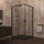 Душевое ограждение Veconi Rovigo 110x110 см RV13-110-01-C5, чёрный/прозрачное - Душевое ограждение Veconi Rovigo 110x110 см RV13-110-01-C5, чёрный/прозрачное фото
