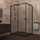 Душевое ограждение Veconi Rovigo 120x100 см RV14-120100-01-C5, чёрный/прозрачное - Душевое ограждение Veconi Rovigo 120x100 см RV14-120100-01-C5, чёрный/прозрачное фото