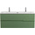 Тумба подвесная с раковиной Cezares DUET-N-1200-2C-SO-PS-P 120 см (раковина CZR-8073-120-1-2) фисташковый софт - Тумба подвесная с раковиной Cezares DUET-N-1200-2C-SO-PS-P 120 см (раковина CZR-8073-120-1-2) фисташковый софт фото