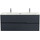Тумба подвесная с раковиной Cezares DUET-N-1200-2C-SO-GR-P 120 см (раковина CZR-8073-120-1-2) grafito - Тумба подвесная с раковиной Cezares DUET-N-1200-2C-SO-GR-P 120 см (раковина CZR-8073-120-1-2) grafito фото