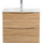 Тумба подвесная с раковиной BelBagno MARINO-CER-MINI-500-2C-SO-WO-P 50 см, rovere bianco - Тумба подвесная с раковиной BelBagno MARINO-CER-MINI-500-2C-SO-WO-P 50 см, rovere bianco фото