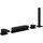 Смеситель для ванны Ravak Chrome 025.20BL X070445, чёрный - Смеситель для ванны Ravak Chrome 025.20BL X070445, чёрный фото