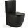 Унитаз-компакт безободковый Mirsant PANDORA 2 BLACK с крышкой Soft-close, чёрный матовый, Цвет производителя: чёрный матовый - Унитаз-компакт безободковый Mirsant PANDORA 2 BLACK с крышкой Soft-close, чёрный матовый, Цвет производителя: чёрный матовый фото