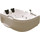 Ванна гидромассажная EvaGold 170x120 см L OLB-807 - Ванна гидромассажная EvaGold 170x120 см L OLB-807 фото