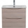 Тумба подвесная с раковиной BelBagno 50 см MARINO-CER-MINI-500-2C-SO-RG-P, rovere grigio - Тумба подвесная с раковиной BelBagno 50 см MARINO-CER-MINI-500-2C-SO-RG-P, rovere grigio фото