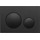 Кнопка смыва Veconi Flush FLV10-B, чёрный матовый - Кнопка смыва Veconi Flush FLV10-B, чёрный матовый фото