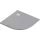 Каменный поддон Bas Essentia 100x100 см, графит (полукруглый) - Каменный поддон Bas Essentia 100x100 см, графит (полукруглый) фото