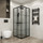 Душевое ограждение Niagara Eco 90x90 см NG-1009-14QKL, чёрный матовый/прозрачное - Душевое ограждение Niagara Eco 90x90 см NG-1009-14QKL, чёрный матовый/прозрачное фото