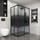 Душевое ограждение Niagara Eco 115x80 см NG-1012-14QBLACK, чёрный матовый/мозаика - Душевое ограждение Niagara Eco 115x80 см NG-1012-14QBLACK, чёрный матовый/мозаика фото