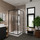 Душевое ограждение Niagara Nova 100x100 см 68090811BLACK, чёрный/прозрачное - Душевое ограждение Niagara Nova 100x100 см 68090811BLACK, чёрный/прозрачное фото