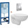 Инсталляция с подвесным унитазом комплект: Grohe Rapid SL 38772001 с подвесным безободковым унитазом Loranto Fredo CS-WH8005 сиденье микролифт, крепление, кнопка смыва хром - Инсталляция с подвесным унитазом комплект: Grohe Rapid SL 38772001 с подвесным безободковым унитазом Loranto Fredo CS-WH8005 сиденье микролифт, крепление, кнопка смыва хром фото