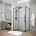 Душевое ограждение Grossman Galaxy 110x80 см 120.K33.01.1180.21.00, чёрный матовый/прозрачное - Душевое ограждение Grossman Galaxy 110x80 см 120.K33.01.1180.21.00, чёрный матовый/прозрачное фото