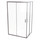 Душевое ограждение Taliente 120x90 см TA-09120-1CP, хром/прозрачное фото 