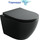 Унитаз подвесной безободковый Ceramicanova Uno CN11001TMB (система смыва Торнадо) с крышкой микролифт, чёрный матовый, Цвет производителя: чёрный матовый - Унитаз подвесной безободковый Ceramicanova Uno CN11001TMB (система смыва Торнадо) с крышкой микролифт, чёрный матовый, Цвет производителя: чёрный матовый фото