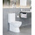 Унитаз-компакт Sanita Luxe Quadro WC.CC/Quadro/2-SlimDM/WHT.G/S1 с крышкой микролифт - Унитаз-компакт Sanita Luxe Quadro WC.CC/Quadro/2-SlimDM/WHT.G/S1 с крышкой микролифт фото