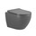 Унитаз-биде подвесной безободковый Boheme Nero 961-SET-2-B с тонкой крышкой микролифт, чёрный матовый - Унитаз-биде подвесной безободковый Boheme Nero 961-SET-2-B с тонкой крышкой микролифт, чёрный матовый фото