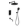 Душевая система для ванны Boheme Cell 427-B + 135-3-B + 625-B (со скрытой частью) чёрный - Душевая система для ванны Boheme Cell 427-B + 135-3-B + 625-B (со скрытой частью) чёрный фото