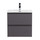Тумба подвесная с раковиной Belbagno 50 см KRAFT 39-500/390-2C-SO-GSO (раковина BB-8099-3-50) тёмно-серый матовый - Тумба подвесная с раковиной Belbagno 50 см KRAFT 39-500/390-2C-SO-GSO (раковина BB-8099-3-50) тёмно-серый матовый фото