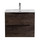 Тумба подвесная с раковиной BelBagno 50 см MARINO-CER-MINI-500-2C-SO-RNG-P, rovere nature grigio - Тумба подвесная с раковиной BelBagno 50 см MARINO-CER-MINI-500-2C-SO-RNG-P, rovere nature grigio фото