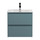 Тумба подвесная с раковиной Belbagno 50 см KRAFT 39-500/390-2C-SO-AO (раковина BB-8099-3-50) голубой матовый - Тумба подвесная с раковиной Belbagno 50 см KRAFT 39-500/390-2C-SO-AO (раковина BB-8099-3-50) голубой матовый фото