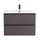 Тумба подвесная с раковиной Belbagno 60 см KRAFT-600-2C-SO-GSO (раковина BB600ETL) тёмно-серый матовый - Тумба подвесная с раковиной Belbagno 60 см KRAFT-600-2C-SO-GSO (раковина BB600ETL) тёмно-серый матовый фото