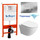 Инсталляция с подвесным унитазом комплект: BelBagno Uno BB5177CH-TOR/SC/BB026/BB081CR с подвесным безободковым унитазом, сиденье микролифт, крепление, кнопка смыва хром (система смыва торнадо) - Инсталляция с подвесным унитазом комплект: BelBagno Uno BB5177CH-TOR/SC/BB026/BB081CR с подвесным безободковым унитазом, сиденье микролифт, крепление, кнопка смыва хром (система смыва торнадо) фото