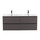 Тумба подвесная с раковиной Belbagno 120 см KRAFT-1200-4C-SO-GSO (раковина BB-8099-120) тёмно-серый матовый - Тумба подвесная с раковиной Belbagno 120 см KRAFT-1200-4C-SO-GSO (раковина BB-8099-120) тёмно-серый матовый фото