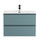 Тумба подвесная с раковиной Belbagno 60 см KRAFT-600-2C-SO-AO (раковина BB600ETL) голубой матовый - Тумба подвесная с раковиной Belbagno 60 см KRAFT-600-2C-SO-AO (раковина BB600ETL) голубой матовый фото