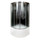 Душевая кабина Avacan 100x100 см B10SBLACK, хром/матовое (безсиликоновая сборка) - Душевая кабина Avacan 100x100 см B10SBLACK, хром/матовое (безсиликоновая сборка) фото