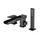 Смеситель для ванны Groсenberg GB6008-2BL, чёрный матовый фото 