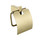 Держатель для туалетной бумаги Grocenberg AC0029GO, цвет золото -  Держатель для туалетной бумаги Grocenberg AC0029GO, цвет золото фото