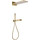 Душевая система для душа с термостатом Abber Rund AF8752G, золото матовый -  Душевая система для душа с термостатом Abber Rund AF8752G, золото матовый фото