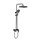 Душевая стойка EvaGold Richard EG400043, чёрный -  Душевая стойка EvaGold Richard EG400043, чёрный фото