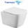 Унитаз подвесной безободковый BelBagno BB7106CH-TOR/SC (система смыва торнадо) с тонкой крышкой микролифт фото 