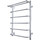 Полотенцесушитель водяной Тругор Идеал ПМ1 с полкой и боковым подводом П6 500х800 мм R (м/о 500 мм) 00-00026993 фото 