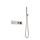 Душевая система для душа с термостатом Boheme Fusion 131-SYS-NB (со скрытой частью) никель фото 