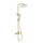 Душевая стойка с термостатом Wonzon & Woghand Solid WW-C3011-A-BG, золото брашированное фото 