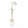 Душевая стойка с термостатом Wonzon & Woghand Inn WW-B3047-A1-BG, золото брашированное фото 