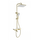 Душевая стойка с термостатом Wonzon & Woghand WW-B3099-A-BG, золото брашированное фото 
